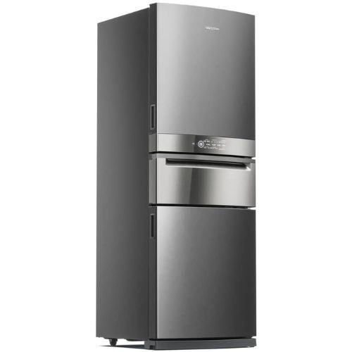 Geladeira Frost Free Brastemp Inverse 419L Inox BRY59BK 127V