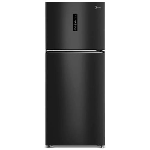 Geladeira Frost Free Duplex 463L Slim cor Black Inox Midea -127v