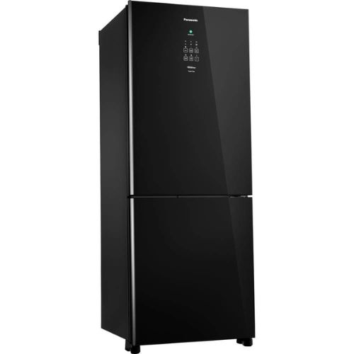 Geladeira Panasonic Frost Free 425L A+++ Black Glass