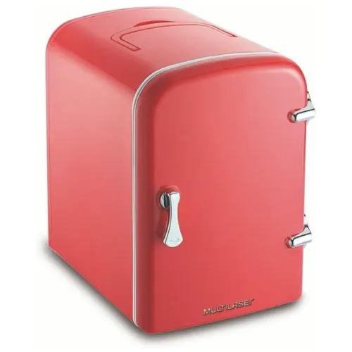 Mini Geladeira Retrô Trivolt 4L Vermelho Multilaser - TV007