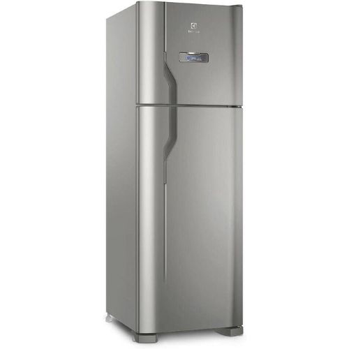 Geladeira Frost Free Brastemp Duplex 375L Cor Inox BRM44HK 220V