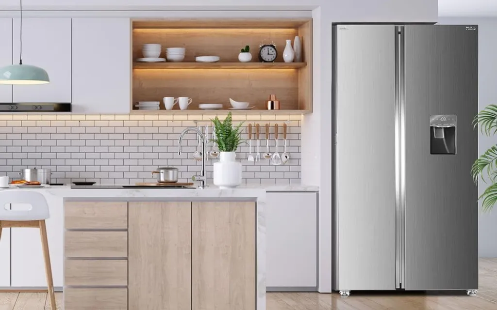 o que é geladeira side by side